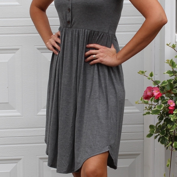 Charcoal Dress - Picture 4 of 5